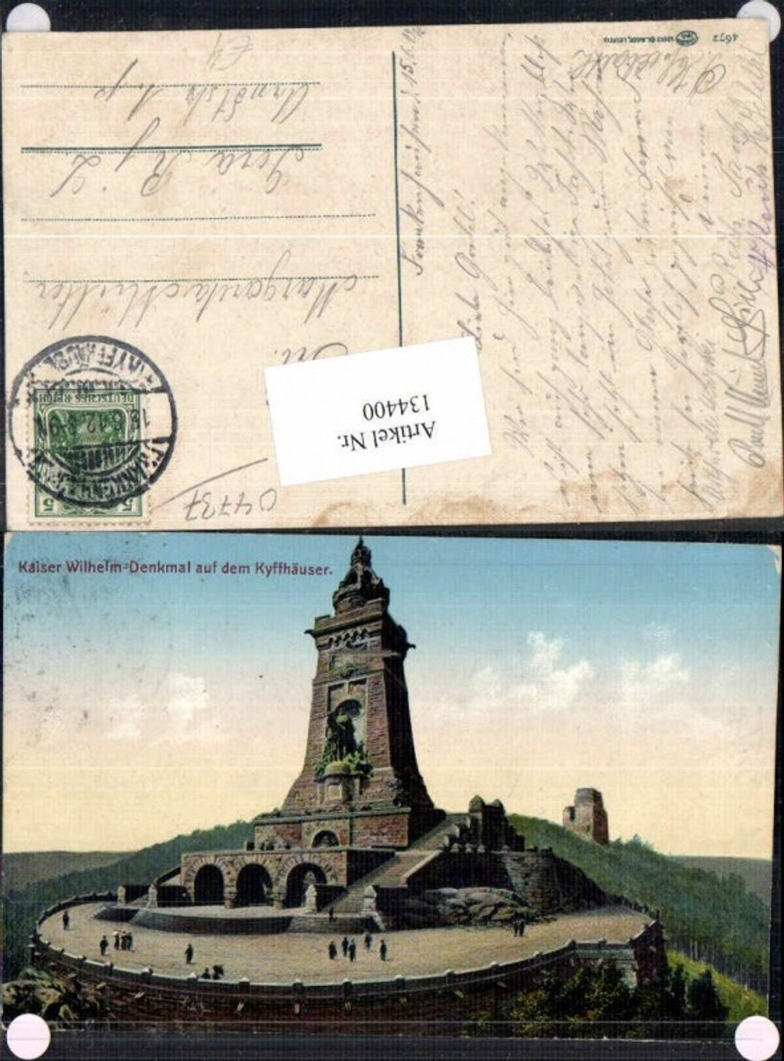 134400,Kaiser Wilhelm Denkmal Kyffhäuser Frankenhausen