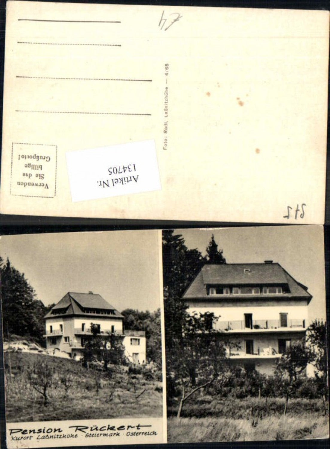Alte Ansichtskarte – Old Postcard