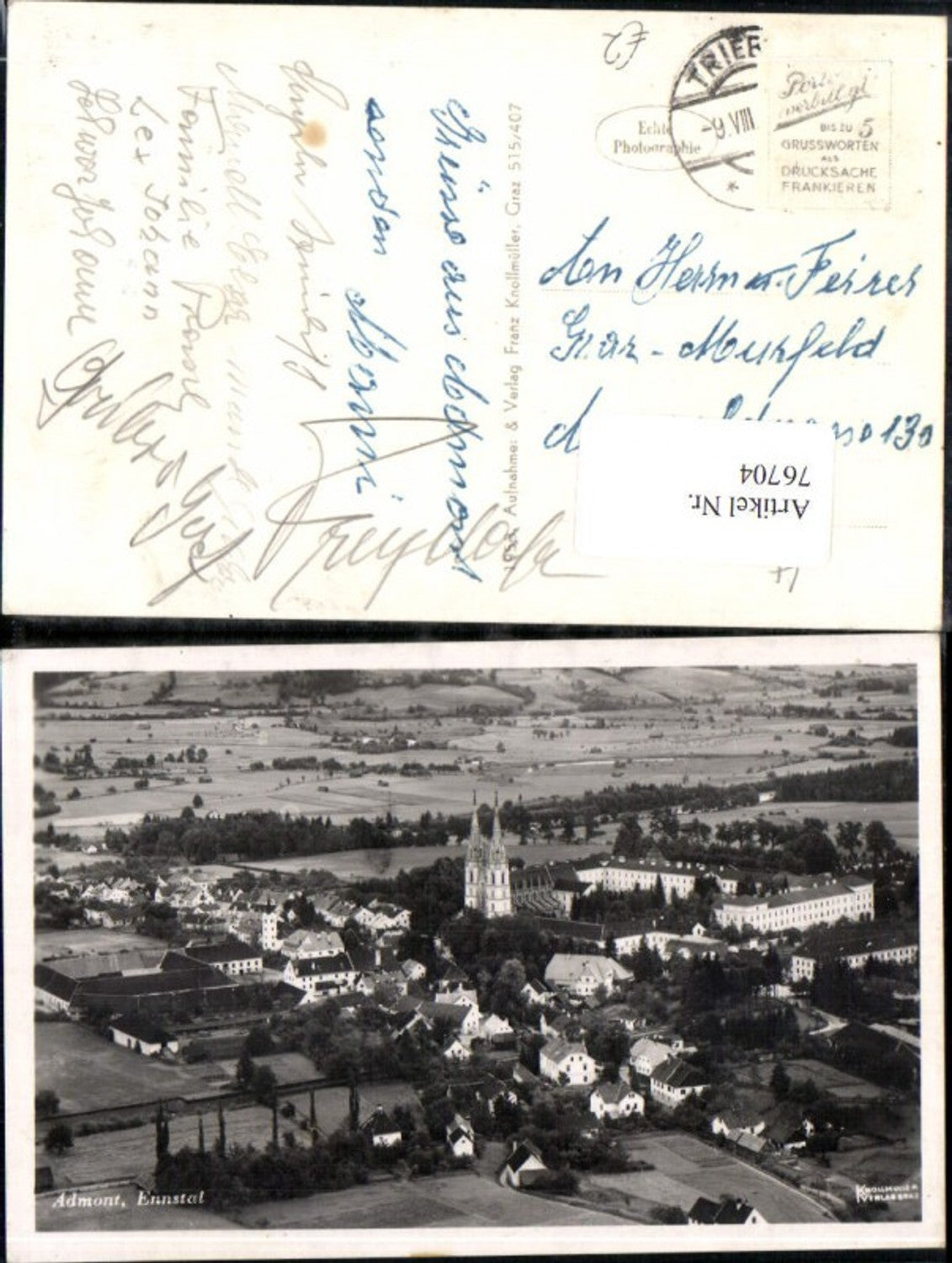 Alte Ansichtskarte – Old Postcard