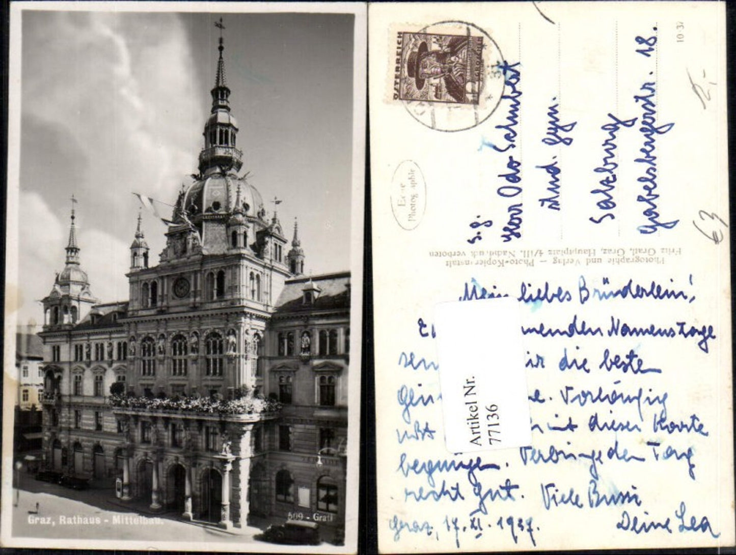 Alte Ansichtskarte – Old Postcard