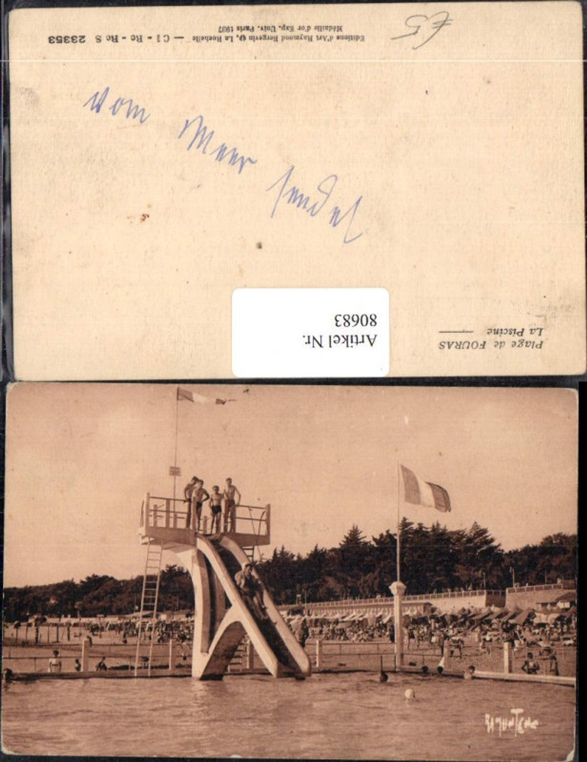 80683,Plage de Fouras La Piscine Schwimmbad am Meer mit Strand