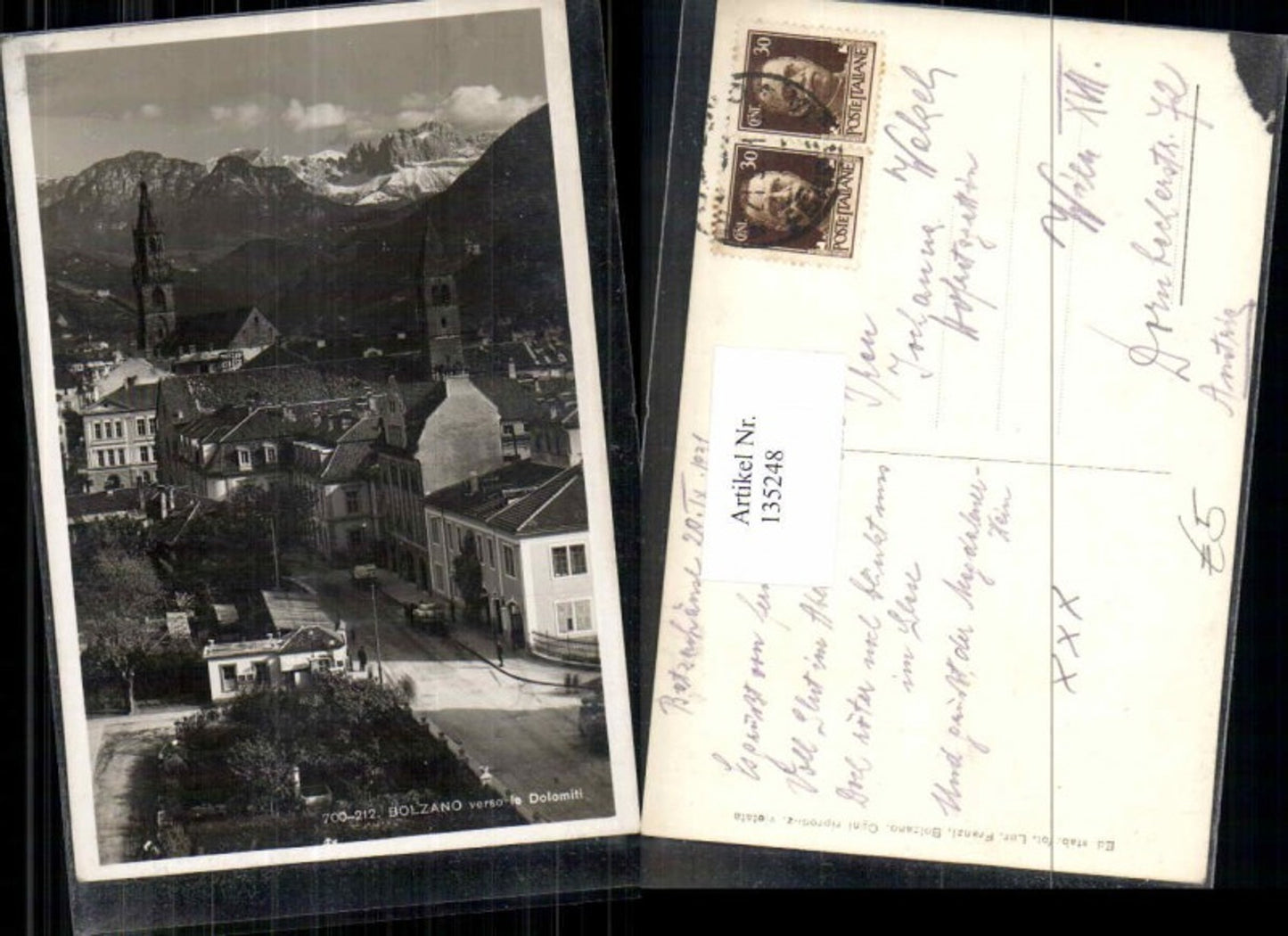 Alte Ansichtskarte – Old Postcard