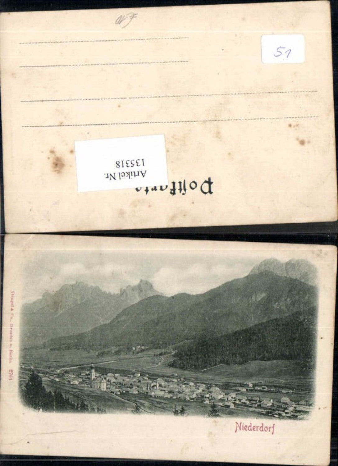 Alte Ansichtskarte – Old Postcard