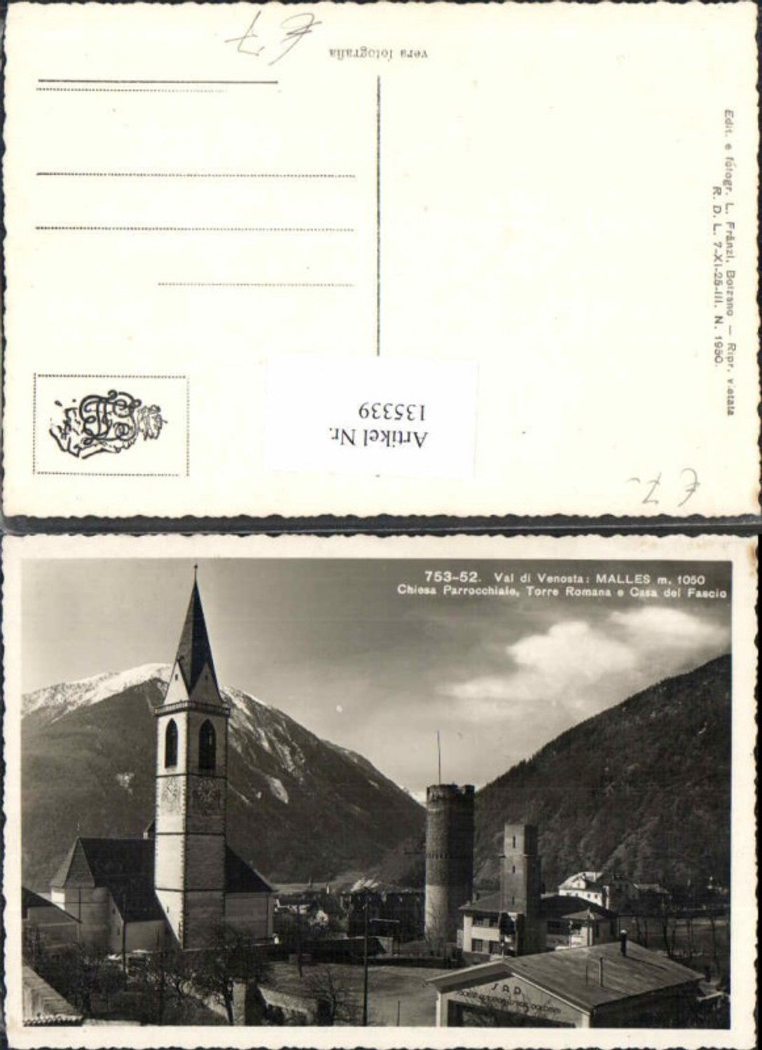 Alte Ansichtskarte – Old Postcard