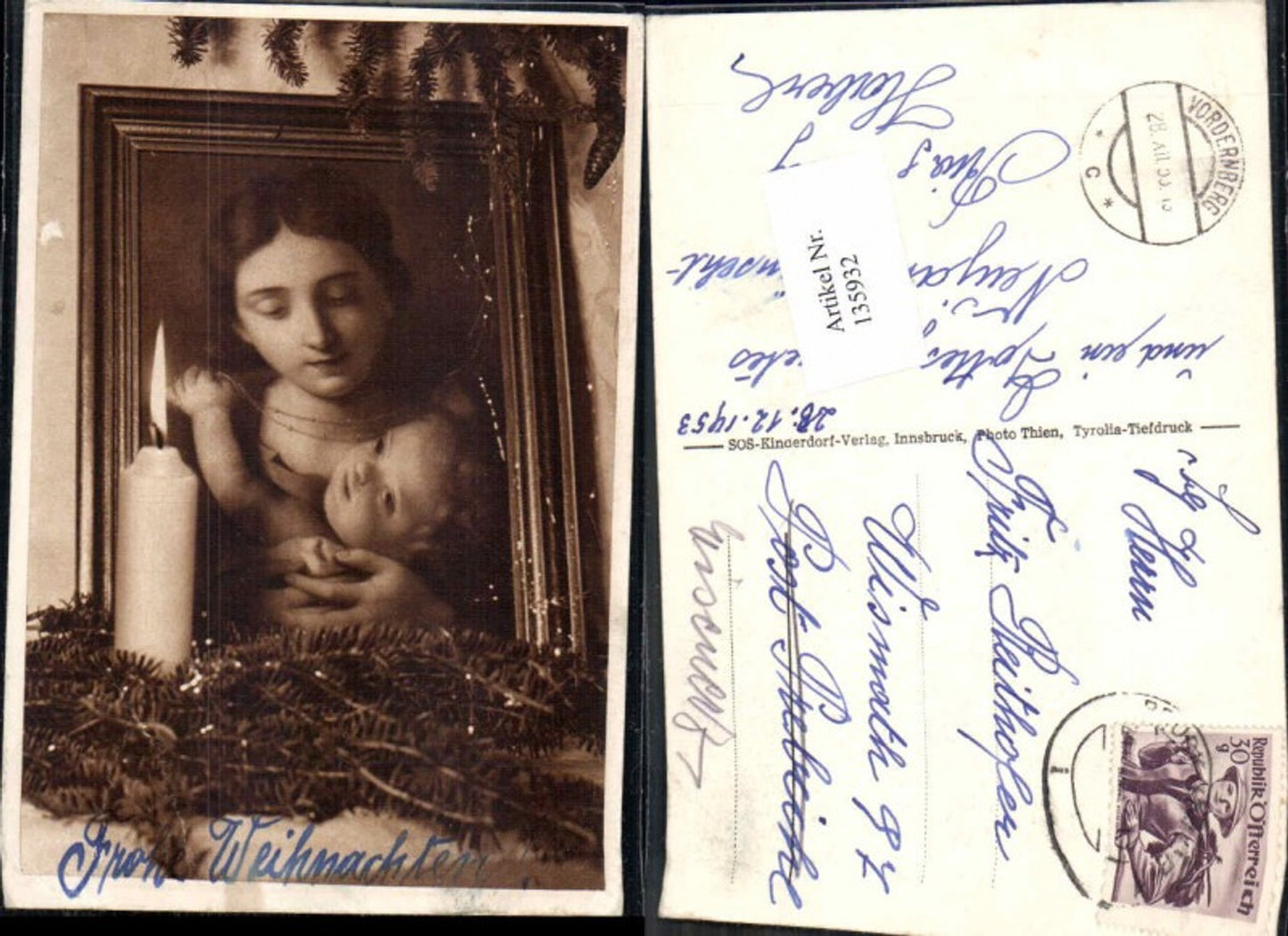 135932,SOS Kinderdorf Kerze Bild