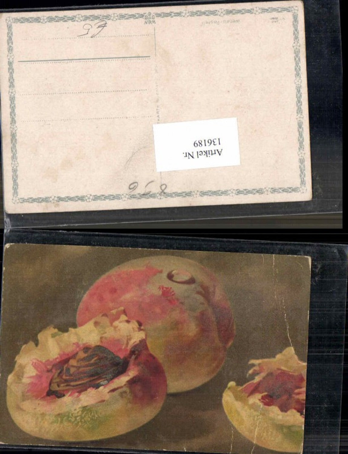 136189,Wenau Pastell Catharina Klein Obst Früchte Pfirsich