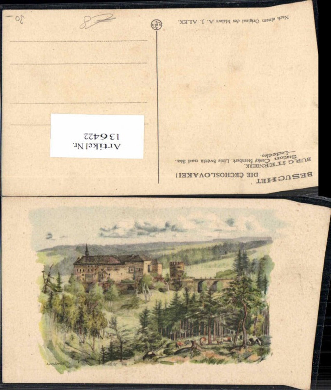 136422,Burg Sternberg in Böhmen