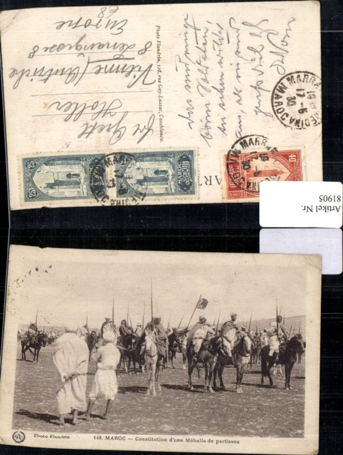 81905, Morocco Warrior Men on Horseback Horse