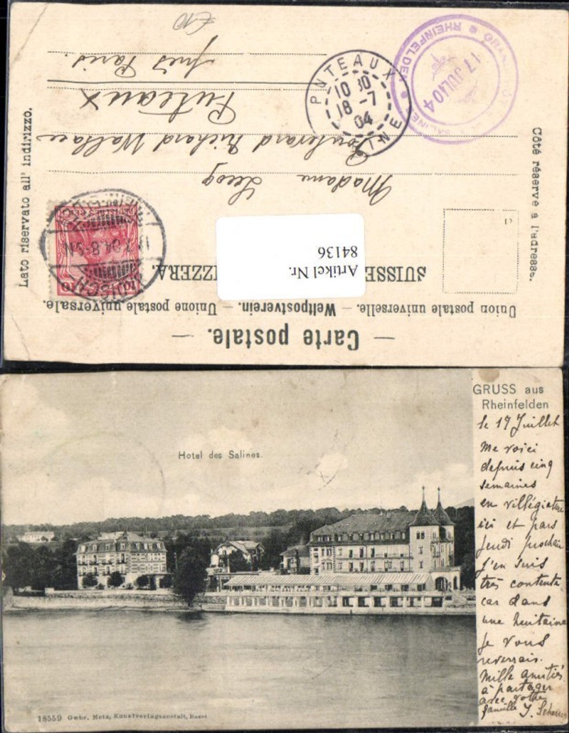 Alte Ansichtskarte – Old Postcard