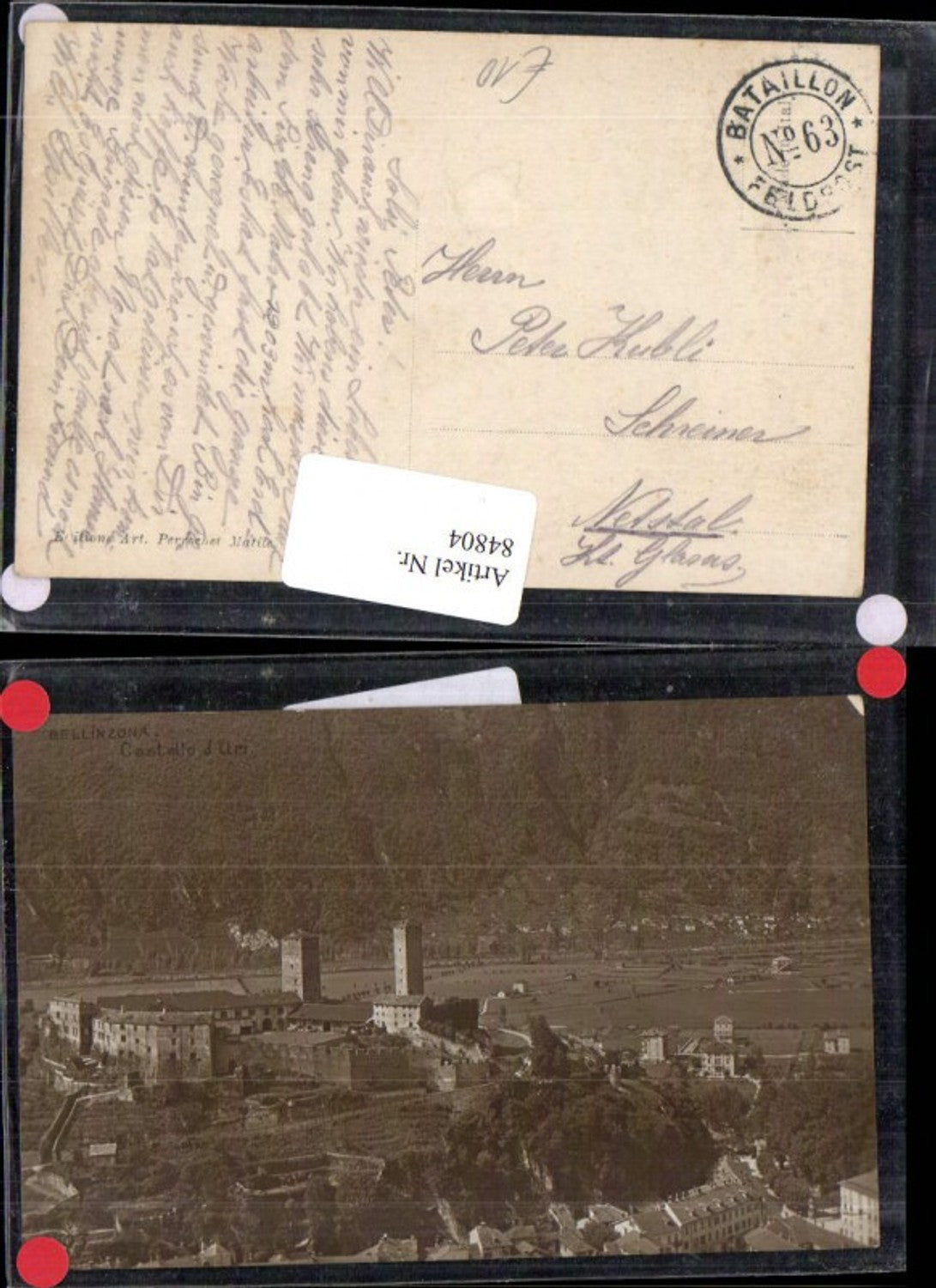 84804, Bellinzona Castello d Uri Burg Kt Waadt