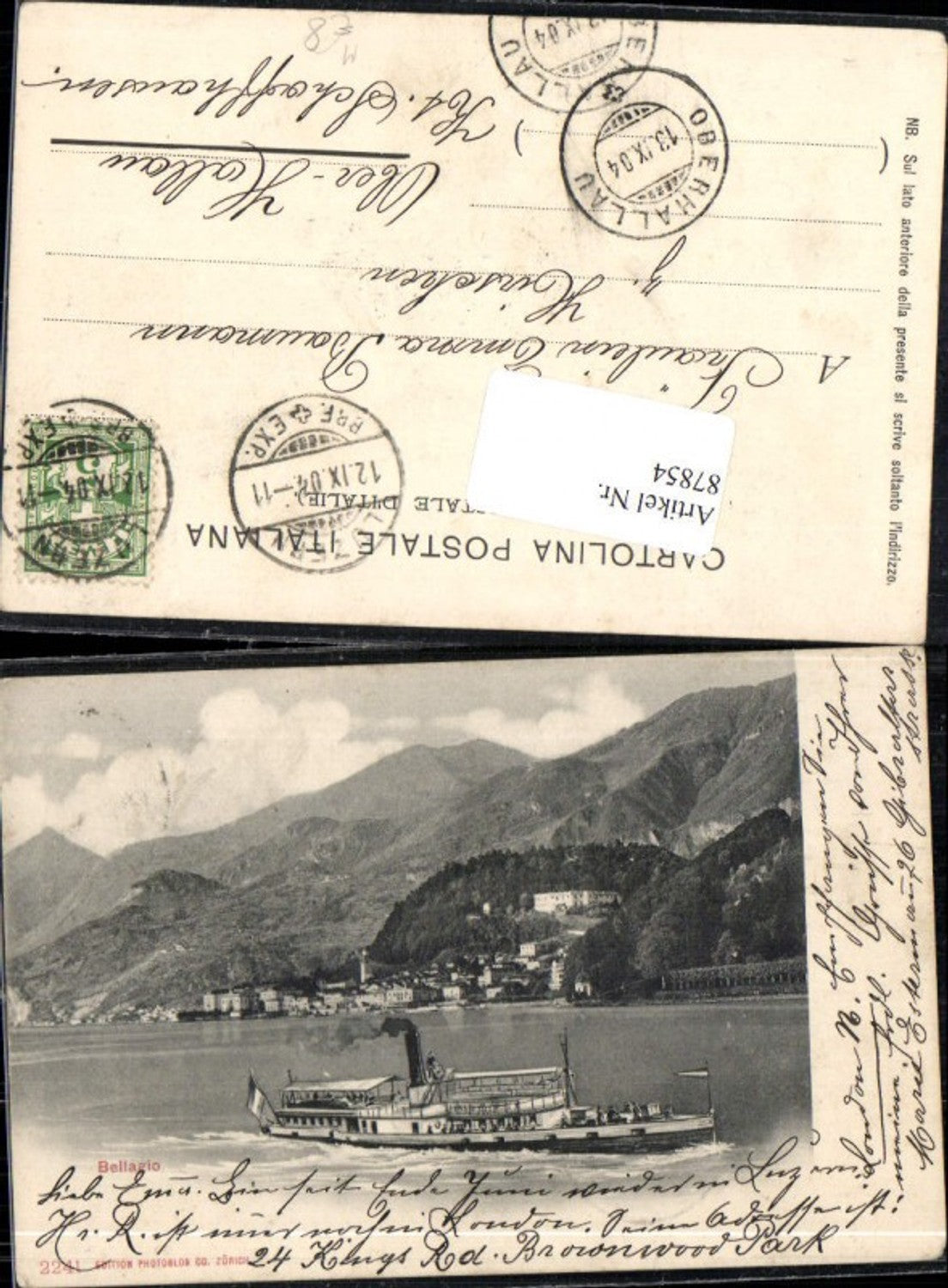 Alte Ansichtskarte – Old Postcard
