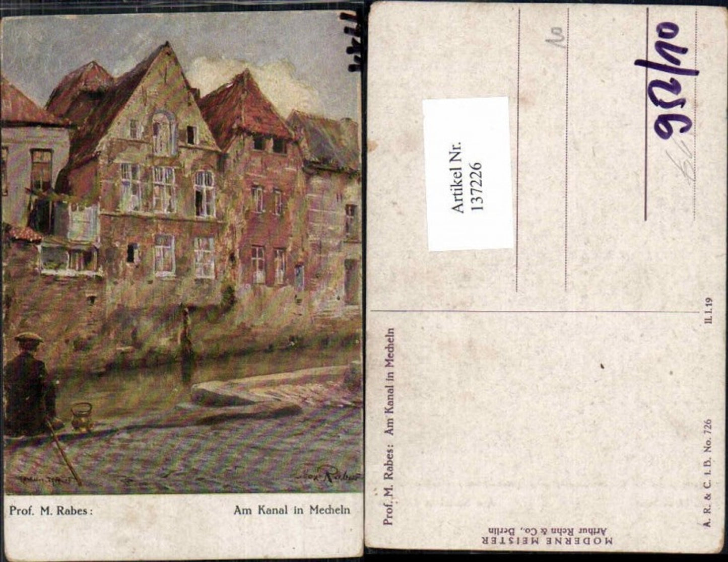 137226,prof. M. rabes Am Kanal in Mecheln