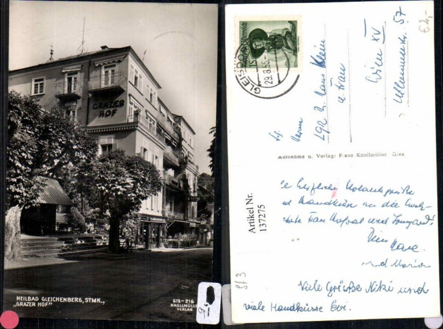 Alte Ansichtskarte – Old Postcard