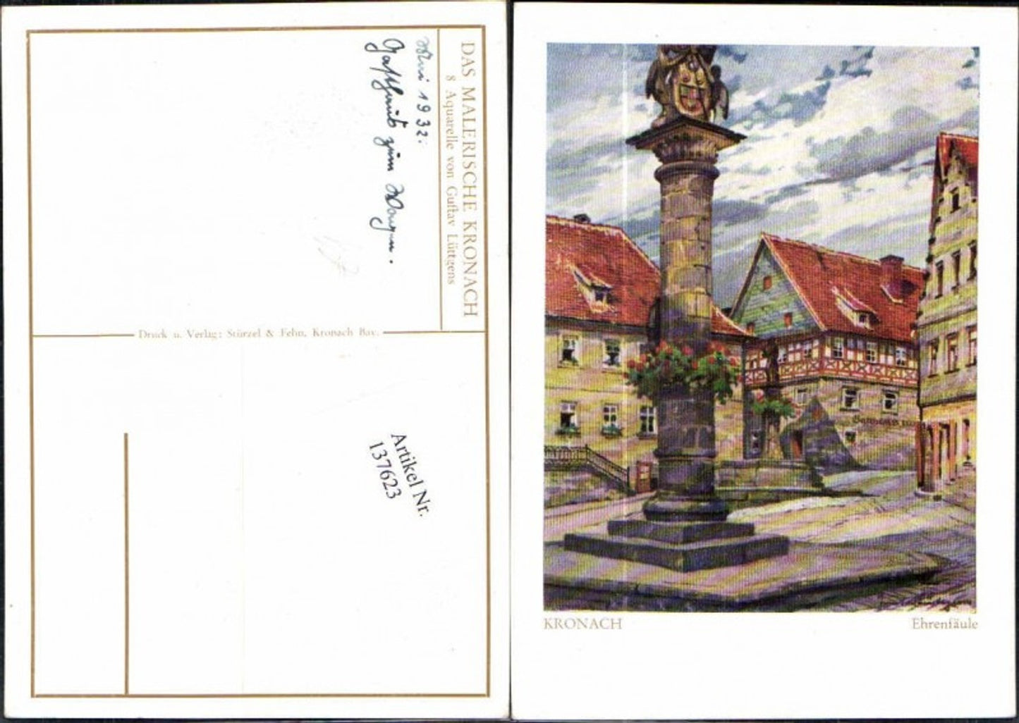 137623,Kronach Ehrensäule
