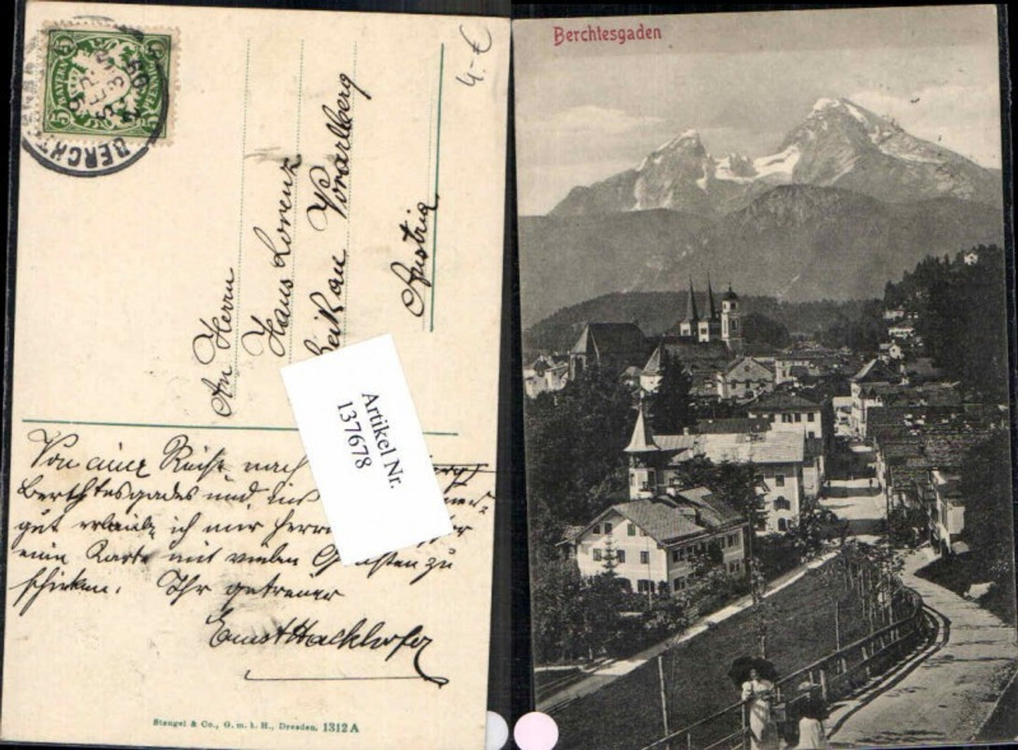 137678,Berchtesgaden Wegansicht