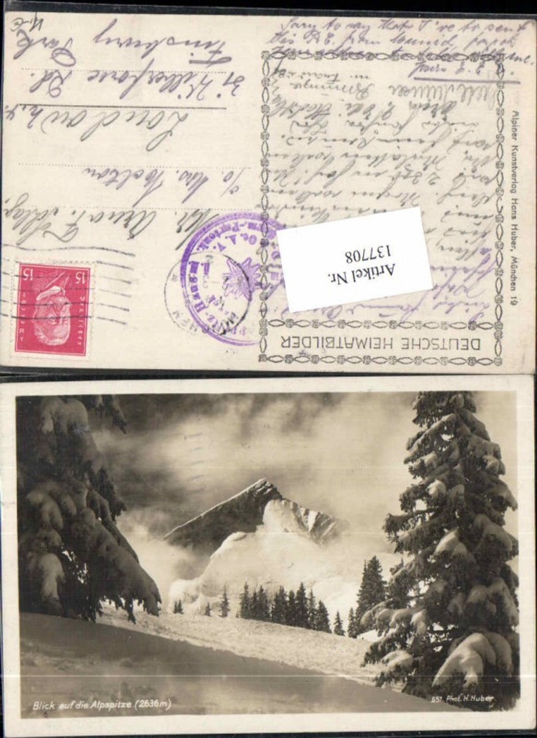 137708,Alpspitze Garmisch Partenkirchen pub Huber 551