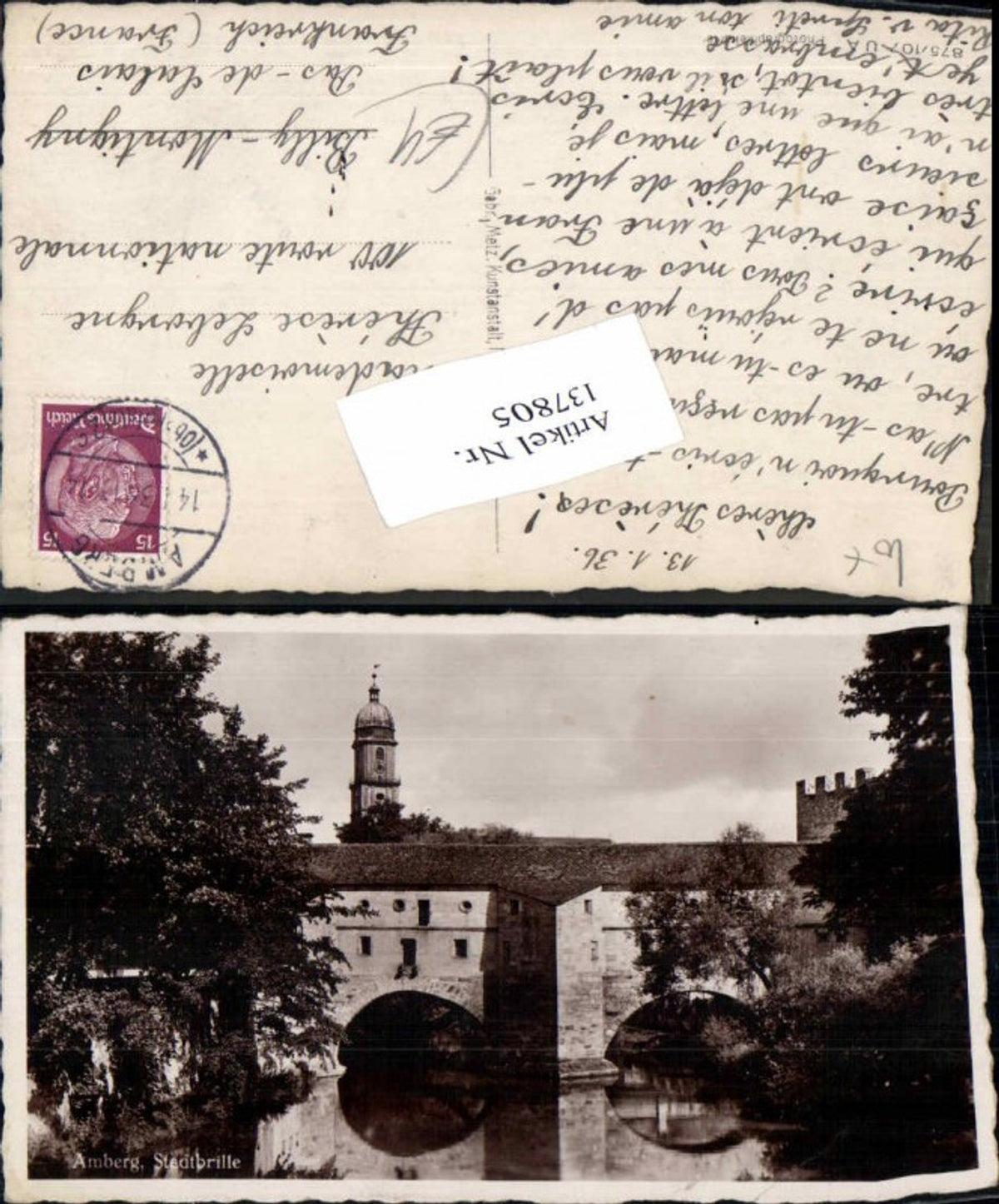 137805, Amberg City Glasses 1930