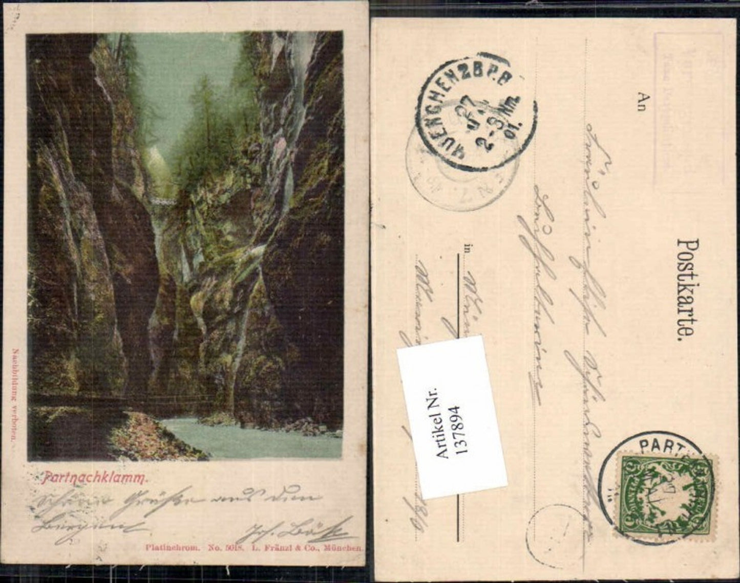 137894,Partnachklamm bei Garmisch Partenkirchen