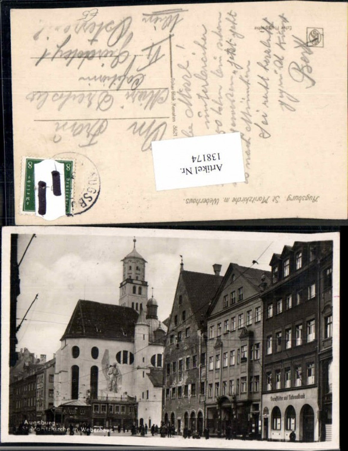 138174,Augsburg St Moritzkirche Weberhaus