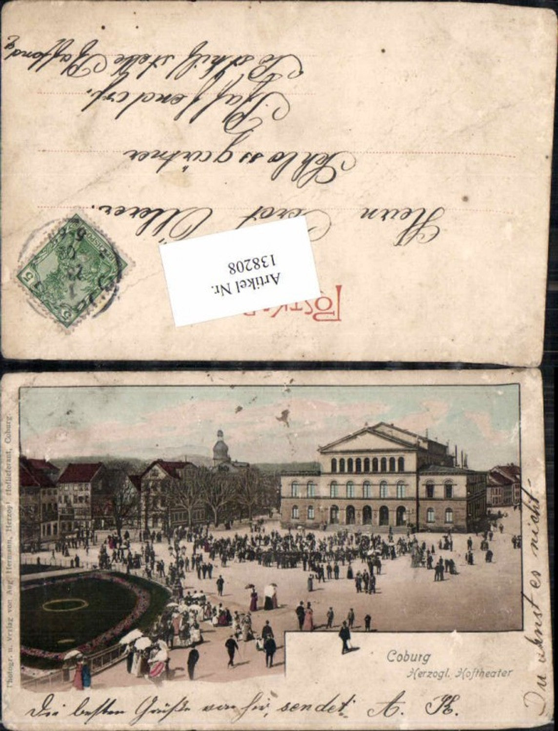 138208, Coburg Ducal Court Theatre 1900