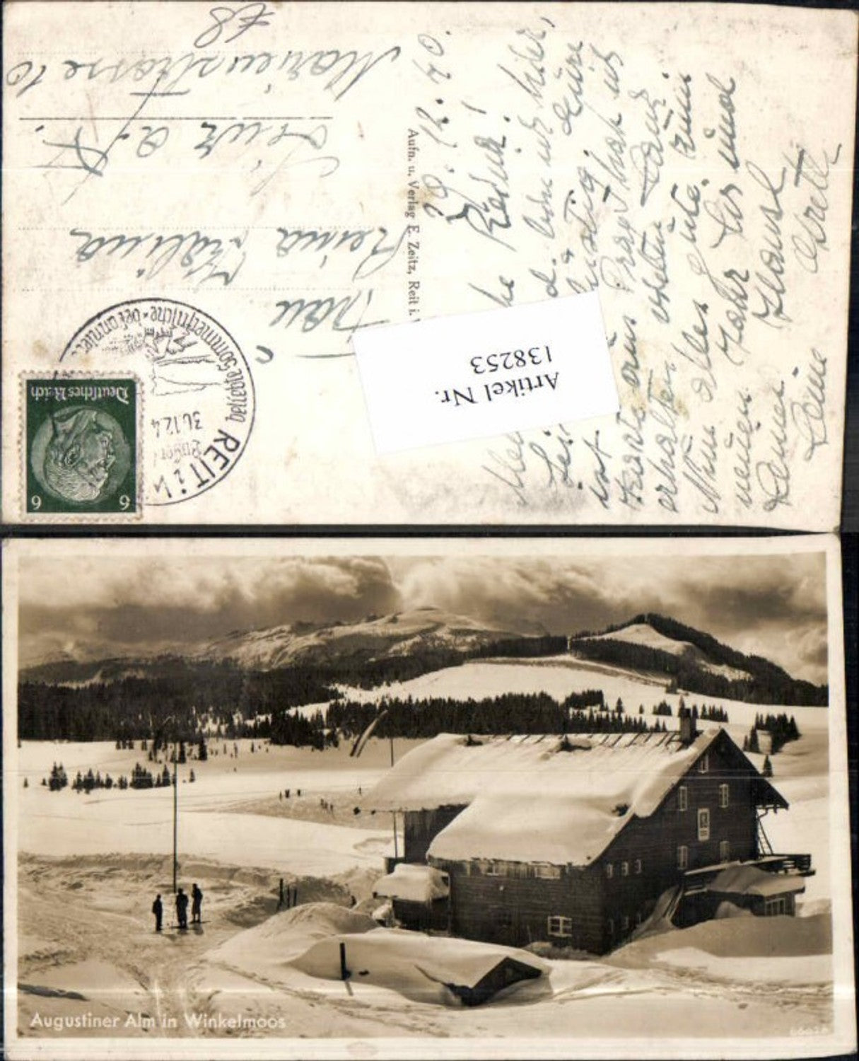 138253,Augustiner Alm in Winkelmoos Reit im Winkl 1940
