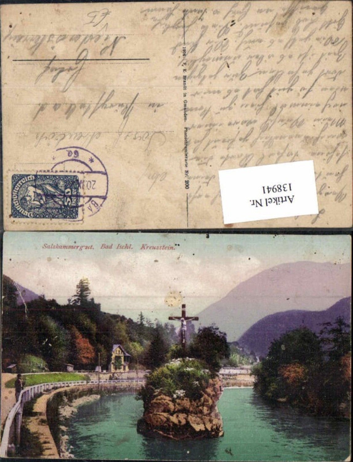 138941,Salzkammergut Bad Ischl Kreuzstein pub Brandt 200