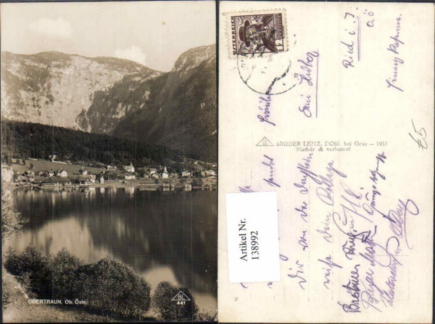 138992,Obertraun Partie zum Ort pub Brüder Lenz 441