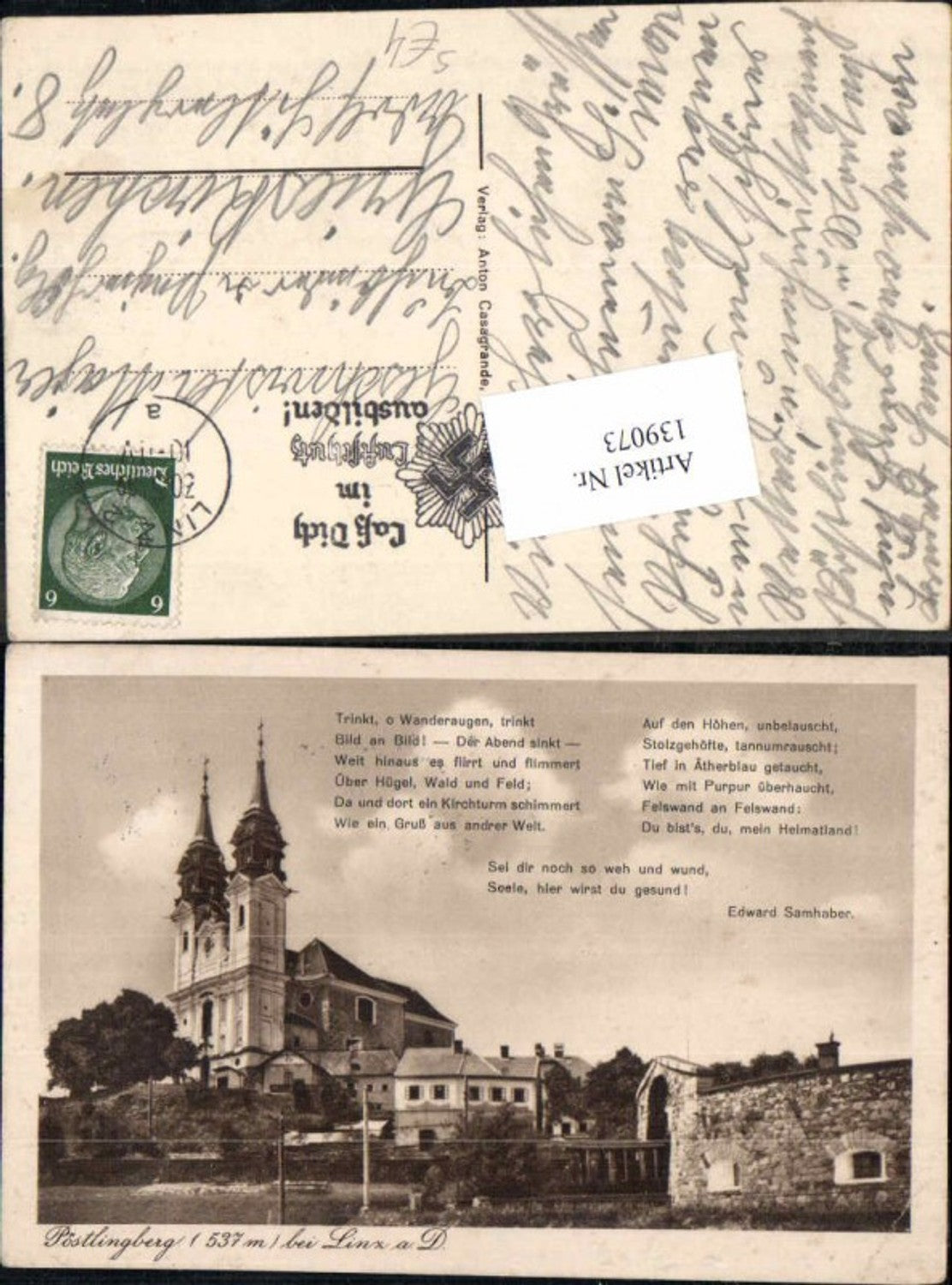 139073,Pöstlingberg bei Linz a.d. Donau Spruch