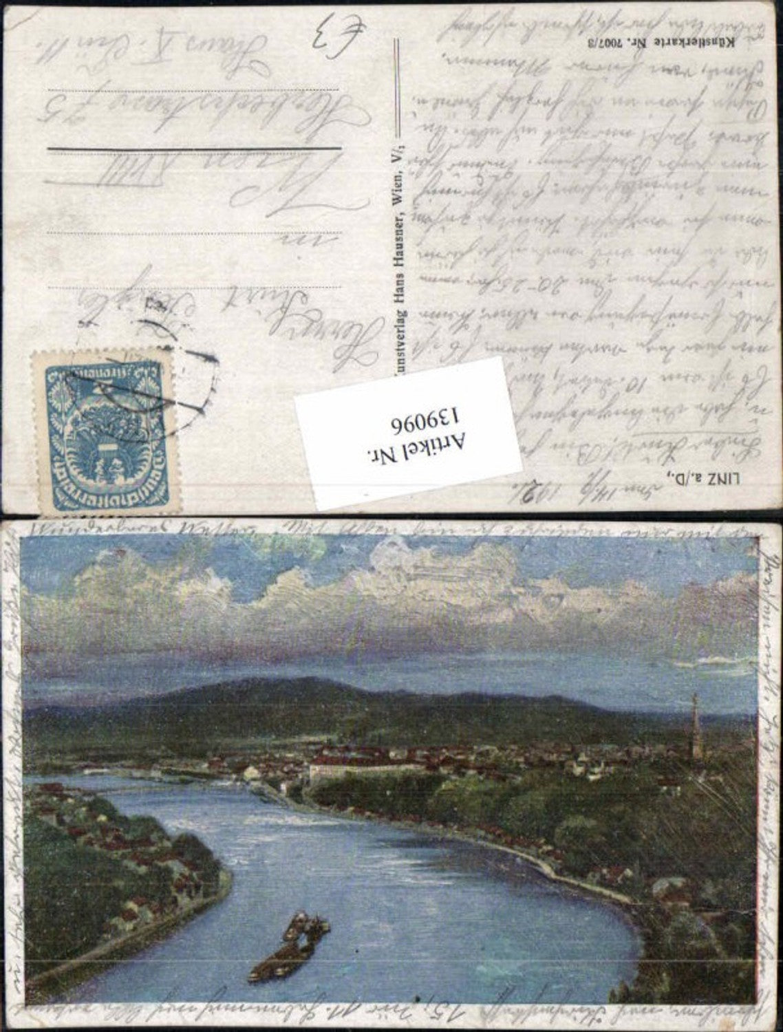 139096,Linz a.d. Donau Künstlerkarte 7007-3