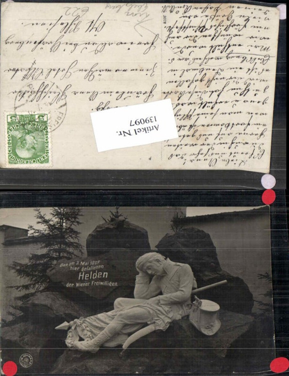 139097,Ebelsberg bei Linz a.d. Donau 1809 Denkmal Wiener Freiwillige