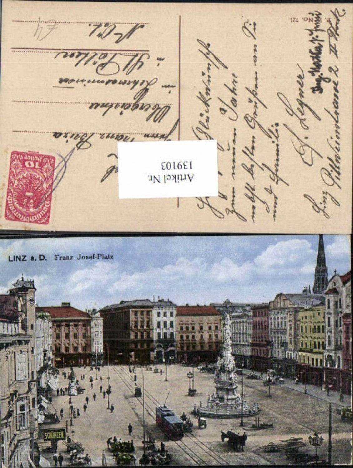 139103,Linz a.d. Donau Franz Josef Platz