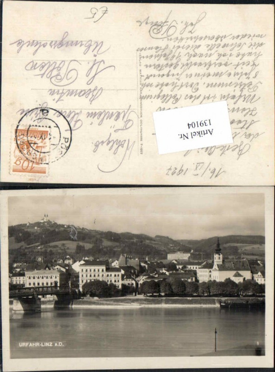 139104,Linz a.d. Donau Urfahr 1930