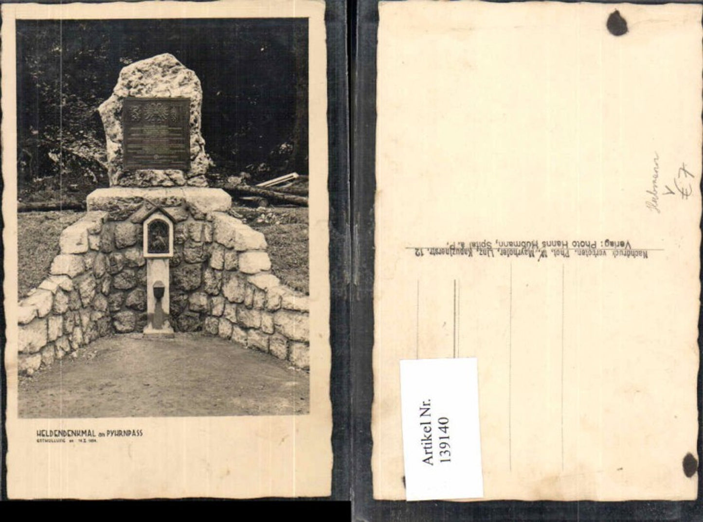 139140,Heldendenkmal am Pyhrnpass Spital am Pyhrn Windischgarsten Hubmann Foto
