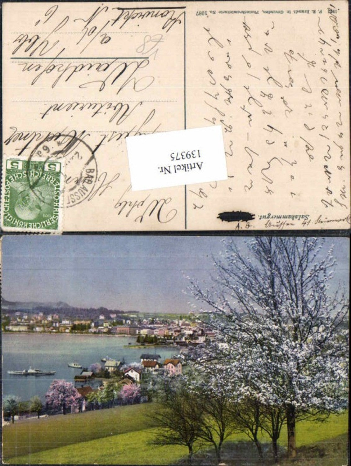 139375,Gmunden am TRaunsee Brandt 1087