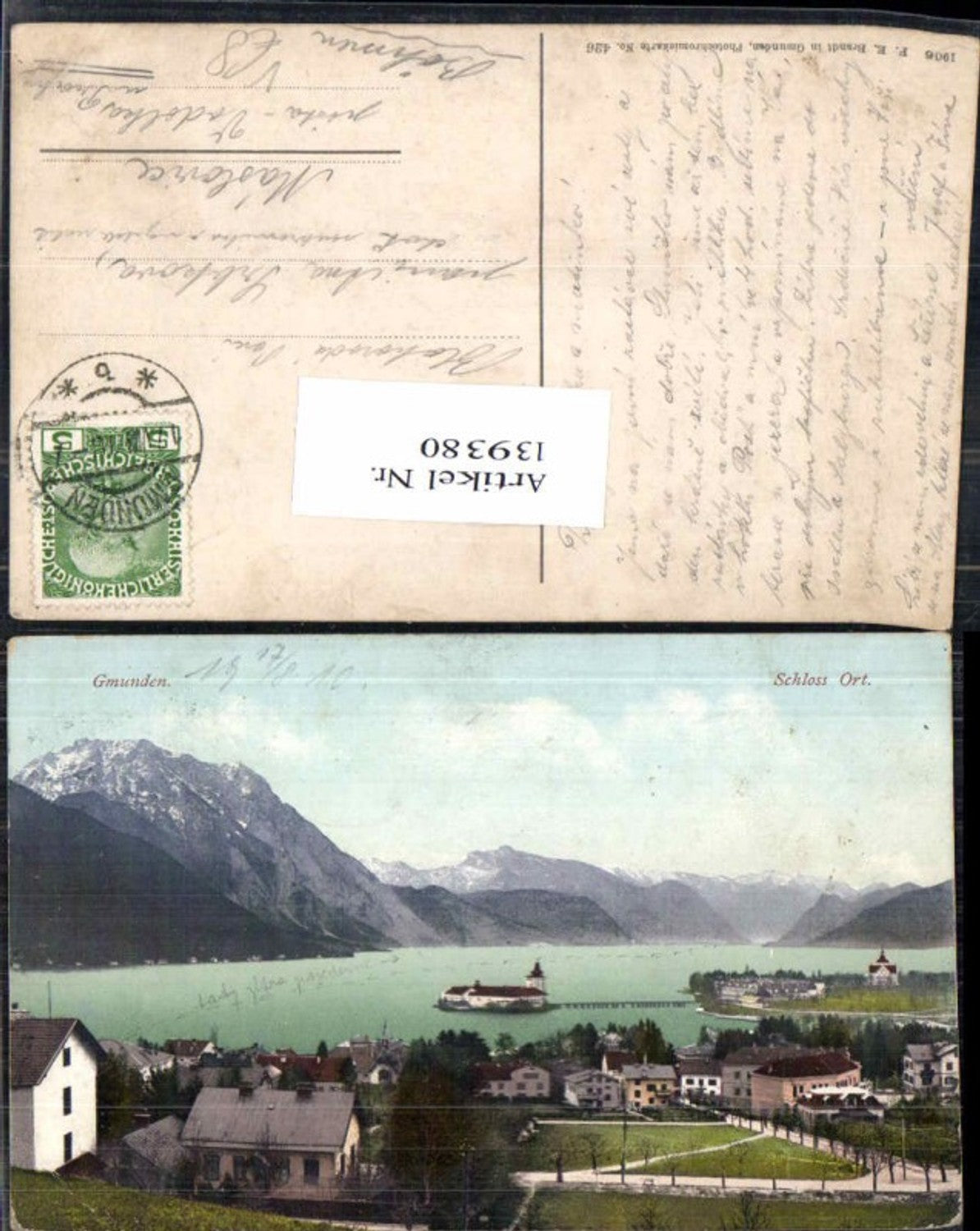 139380,Salzkammergut Gmunden Traunsee Schloss Ort Brandt 426