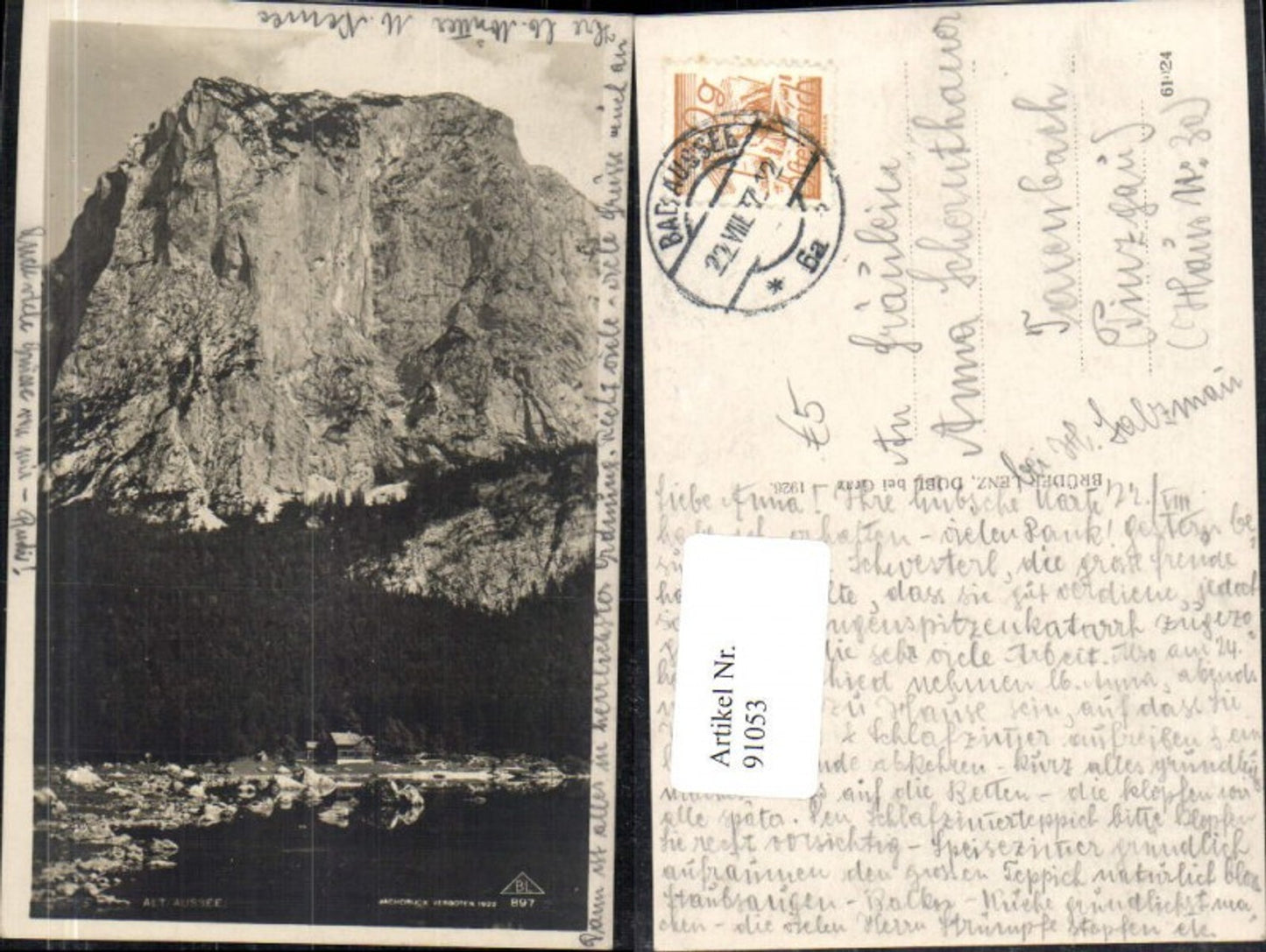 Alte Ansichtskarte – Old Postcard