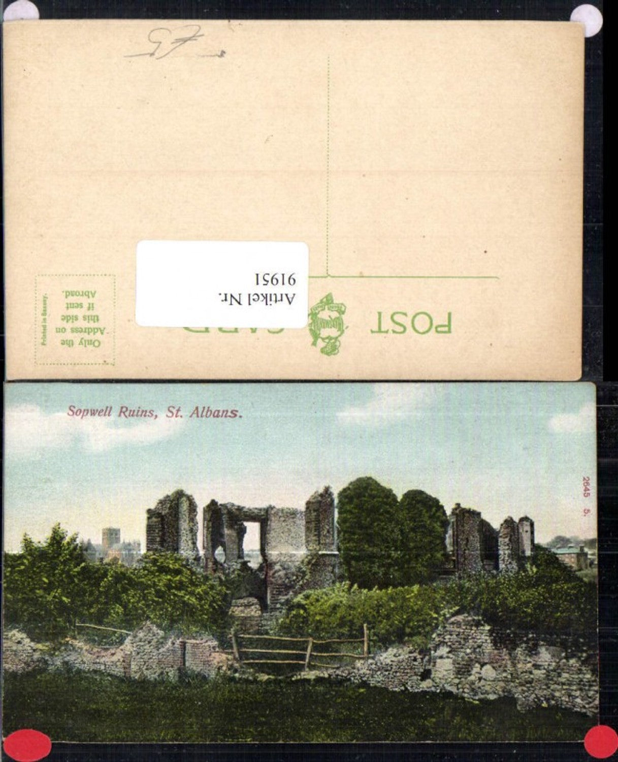 Alte Ansichtskarte – Old Postcard