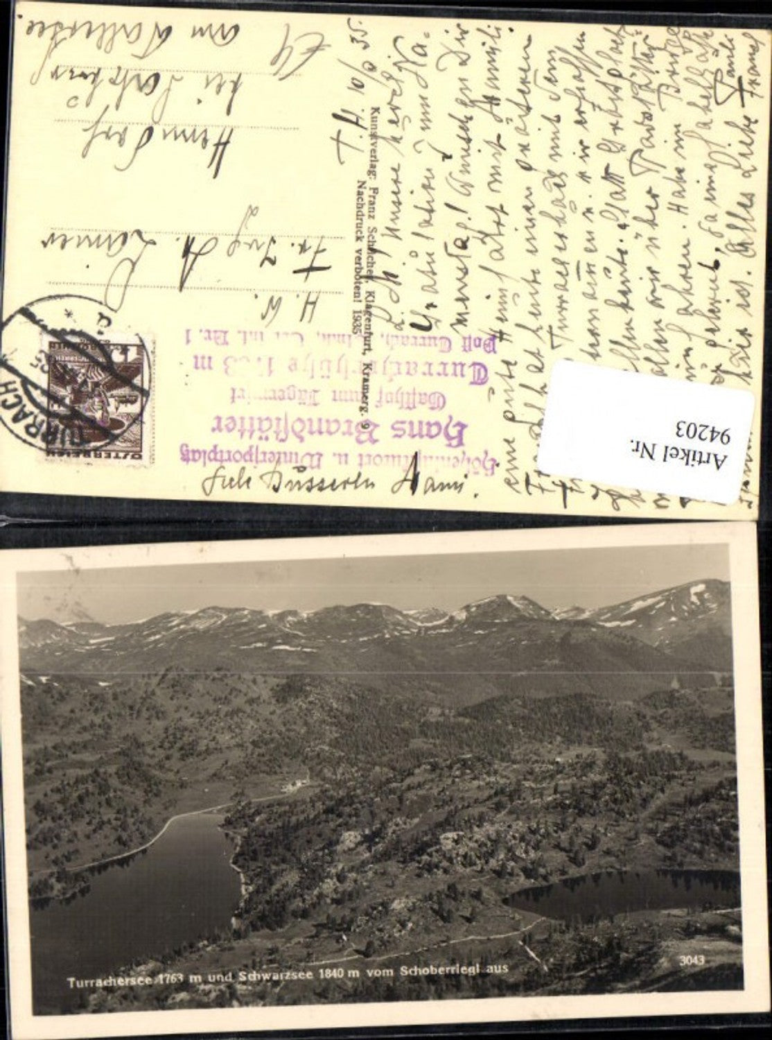 Alte Ansichtskarte – Old Postcard