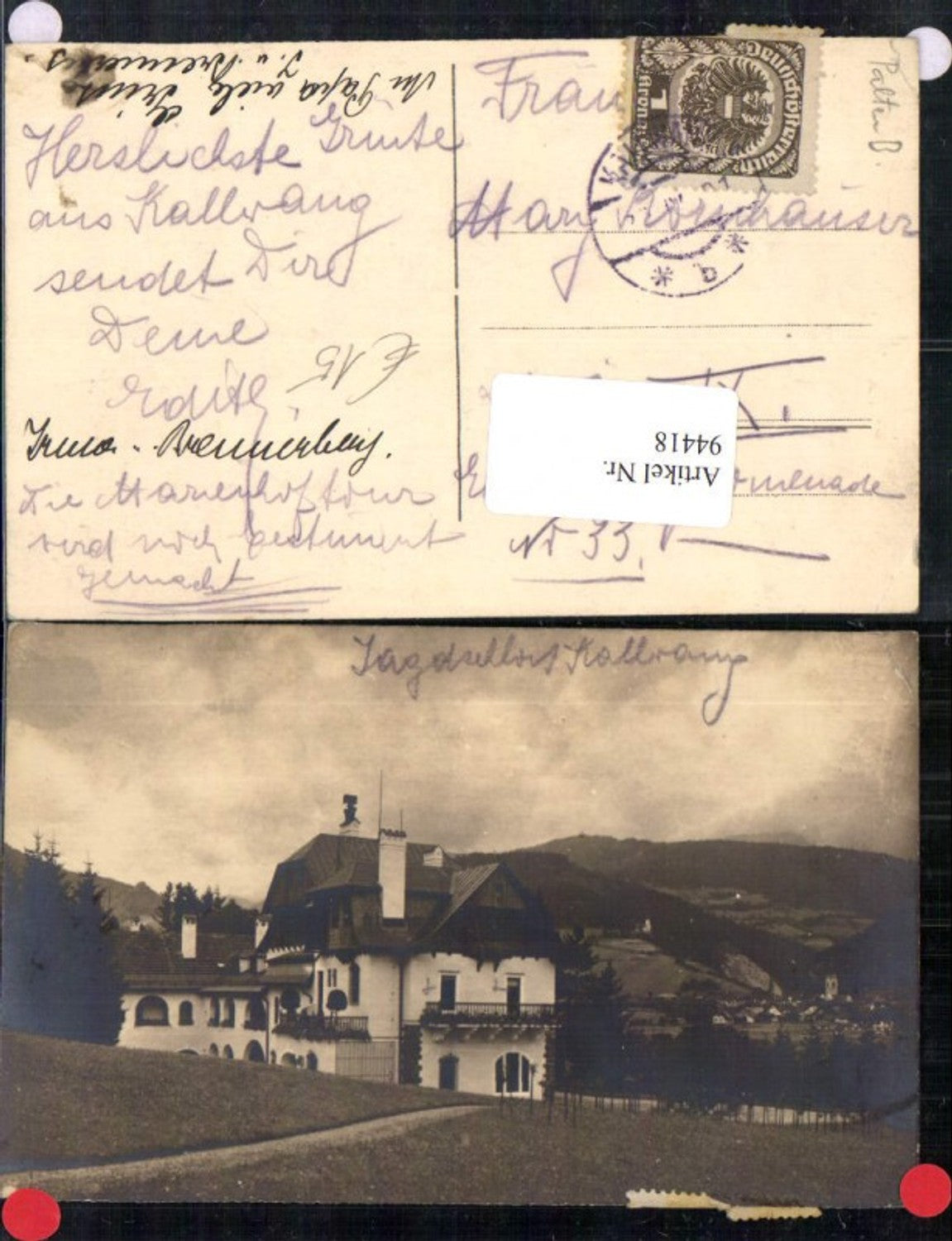 Alte Ansichtskarte – Old Postcard
