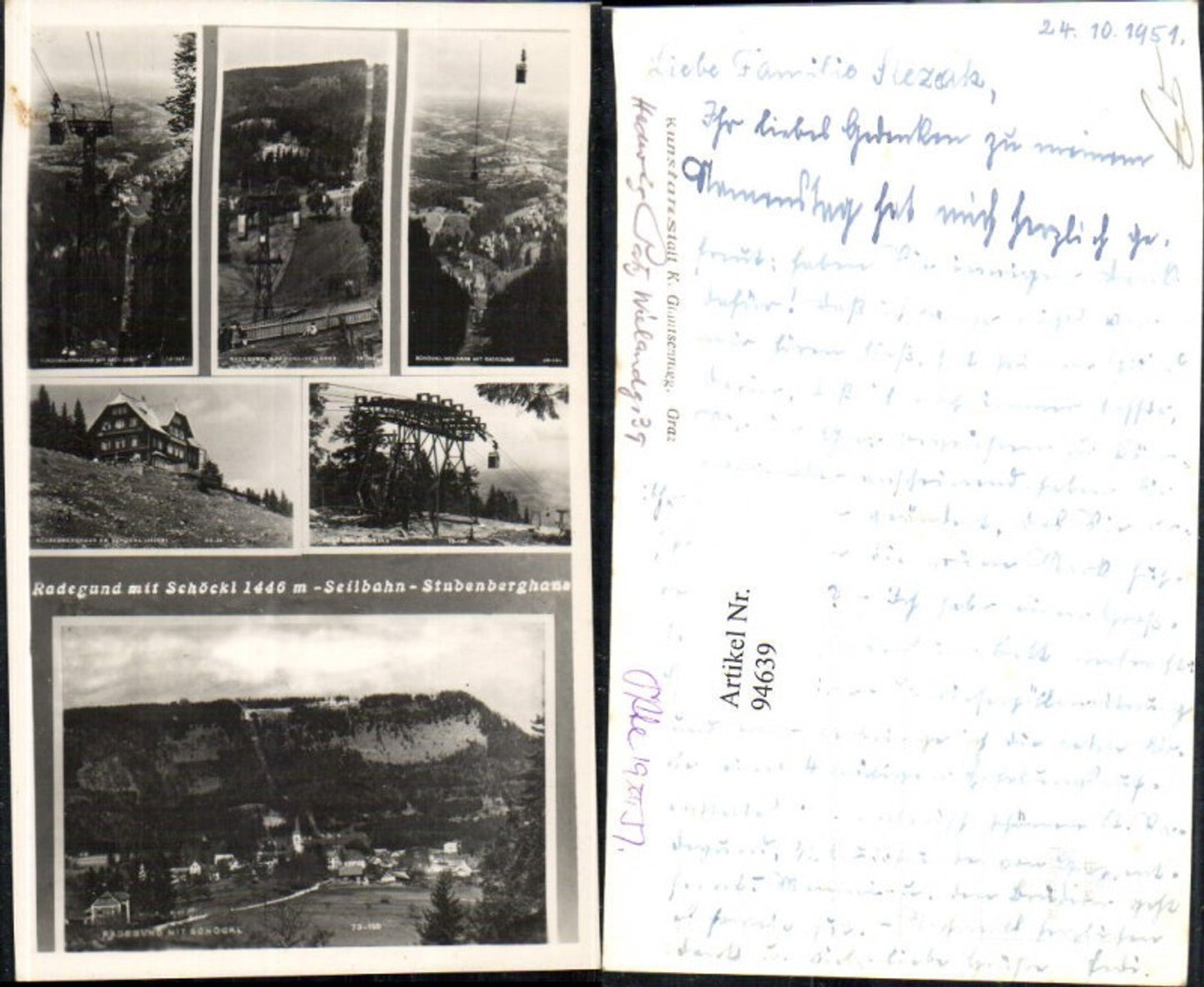 Alte Ansichtskarte – Old Postcard