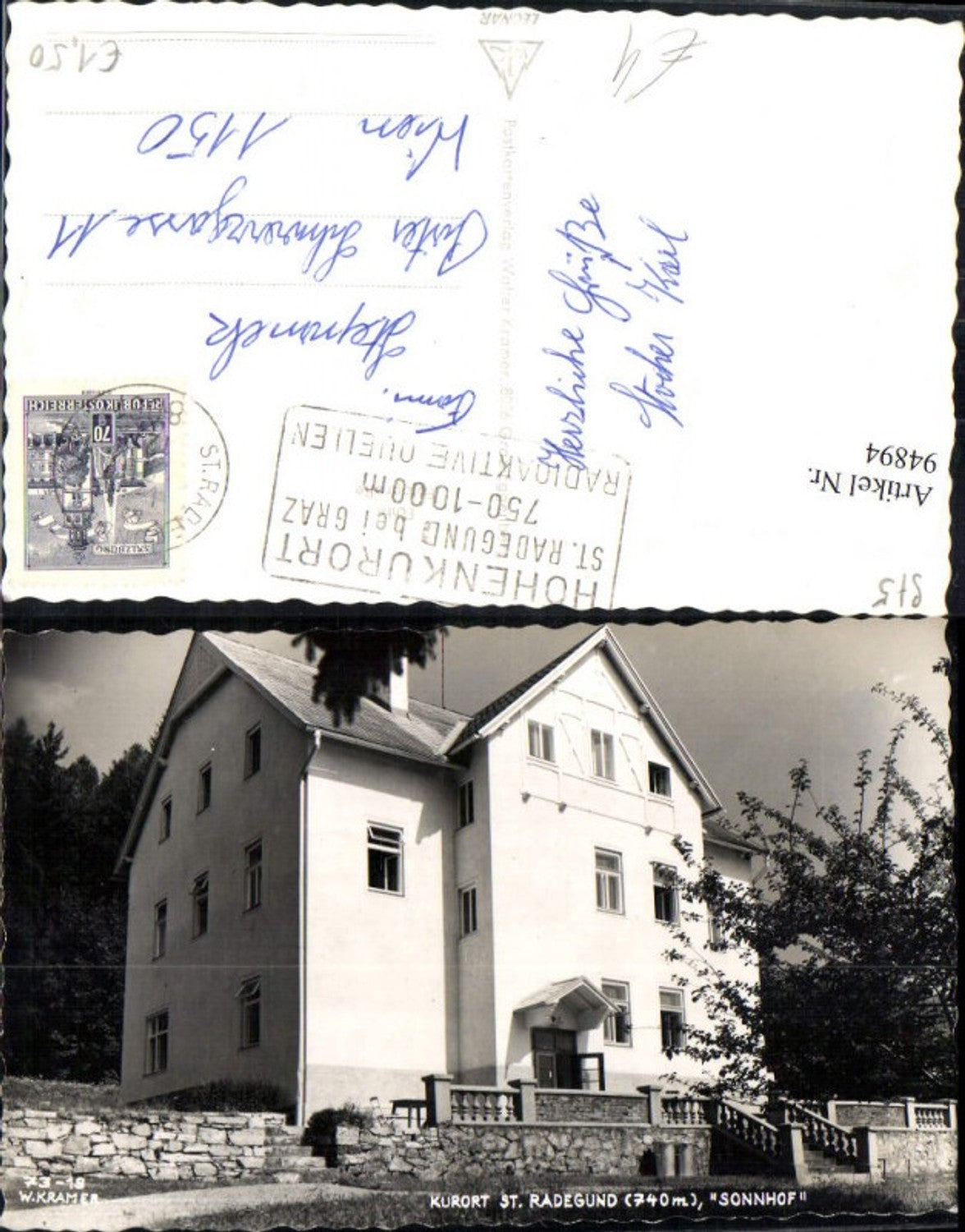 Alte Ansichtskarte – Old Postcard