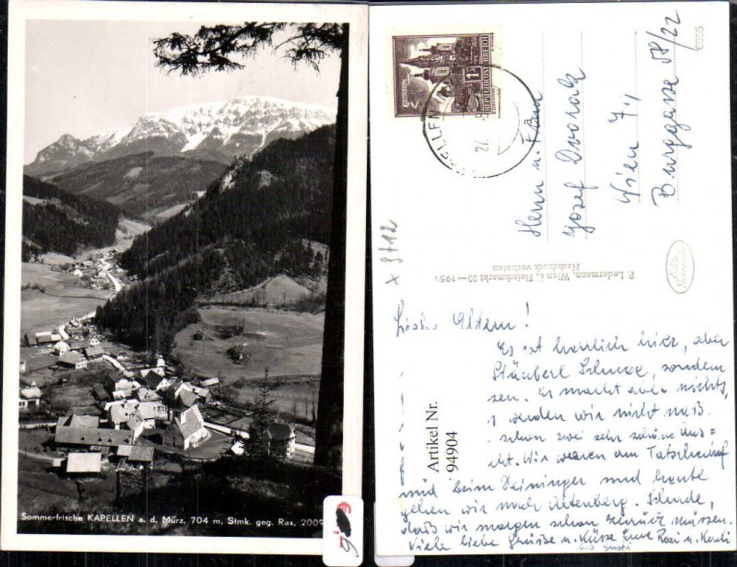 Alte Ansichtskarte – Old Postcard