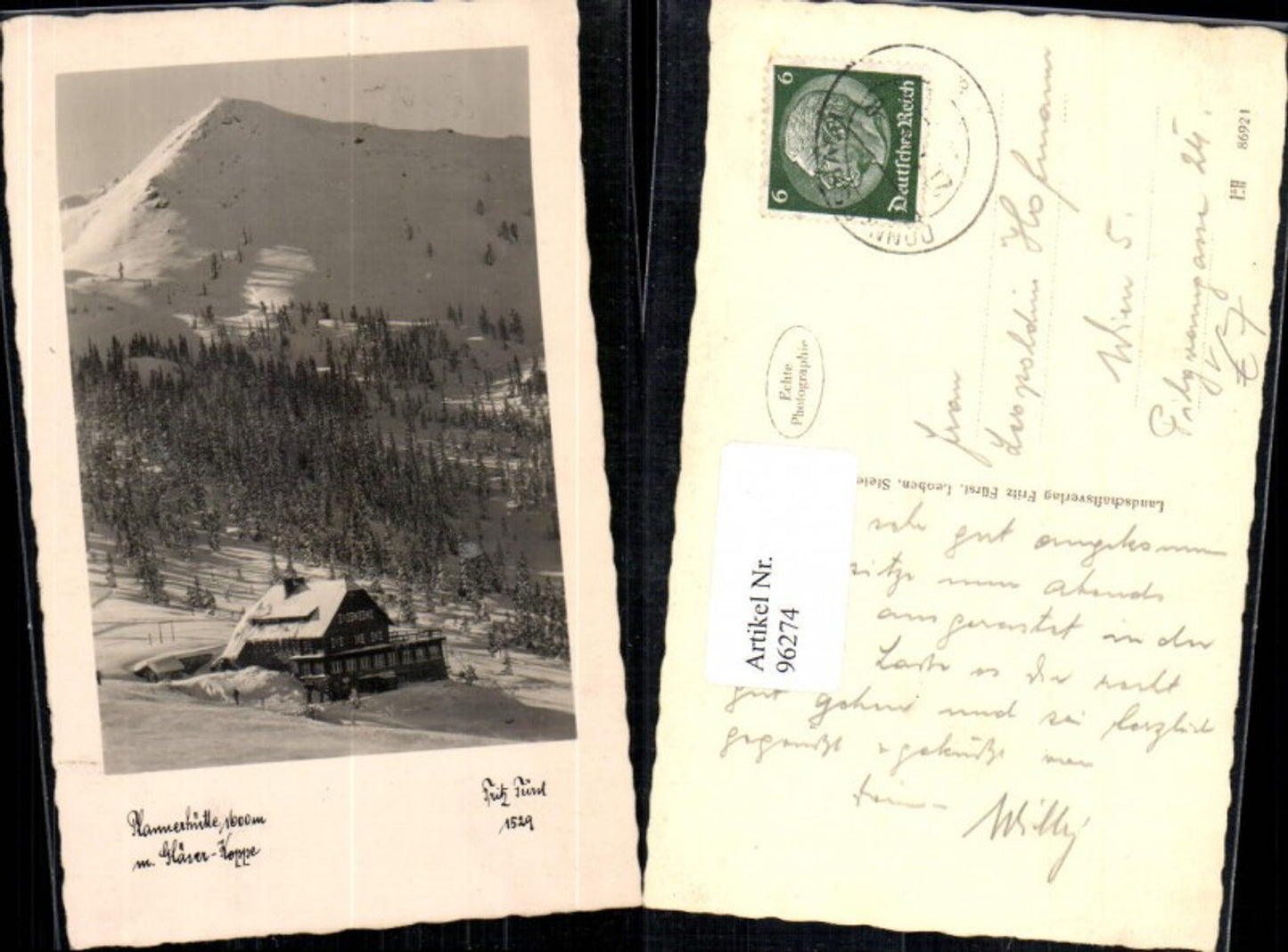 Alte Ansichtskarte – Old Postcard