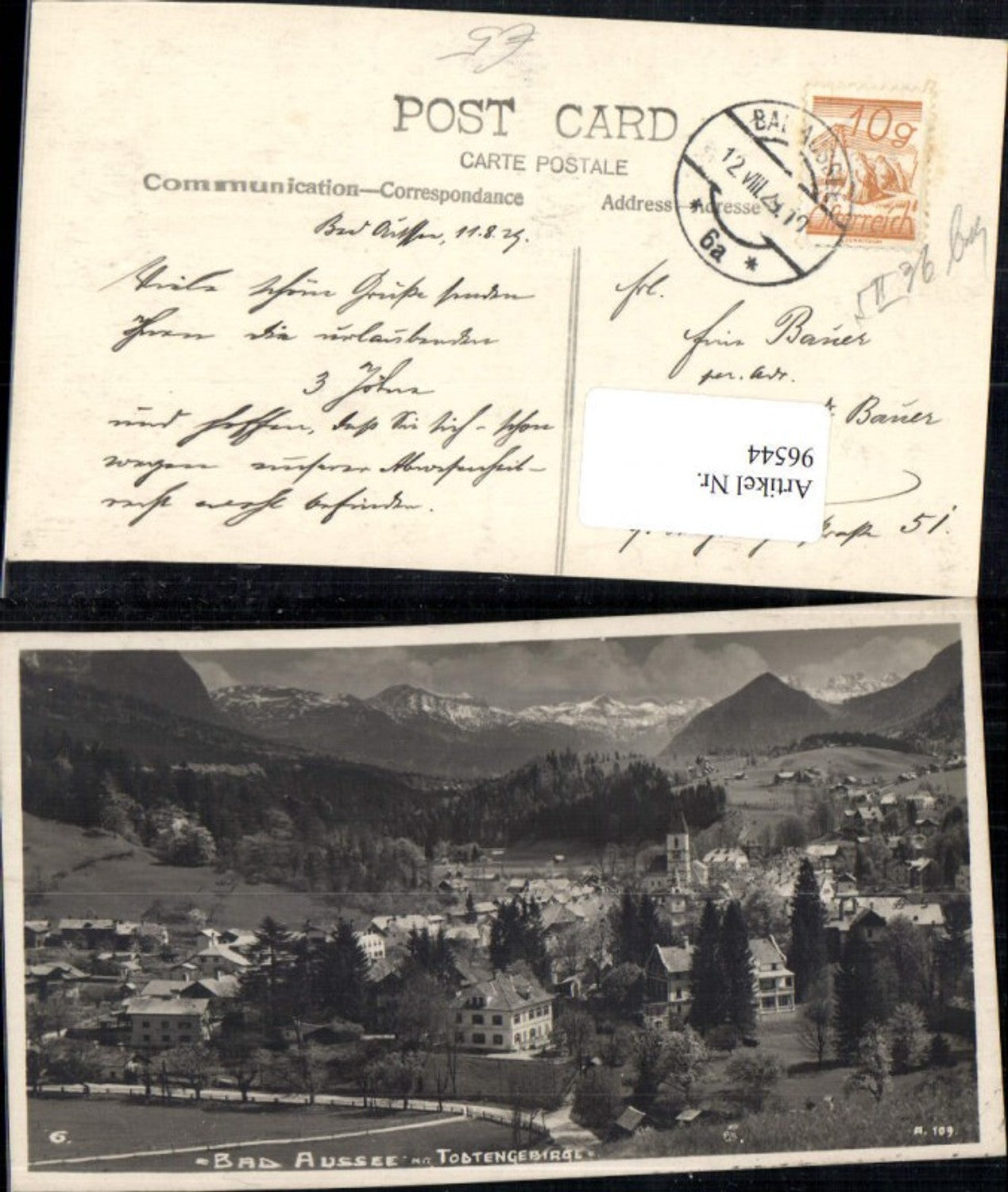 Alte Ansichtskarte – Old Postcard