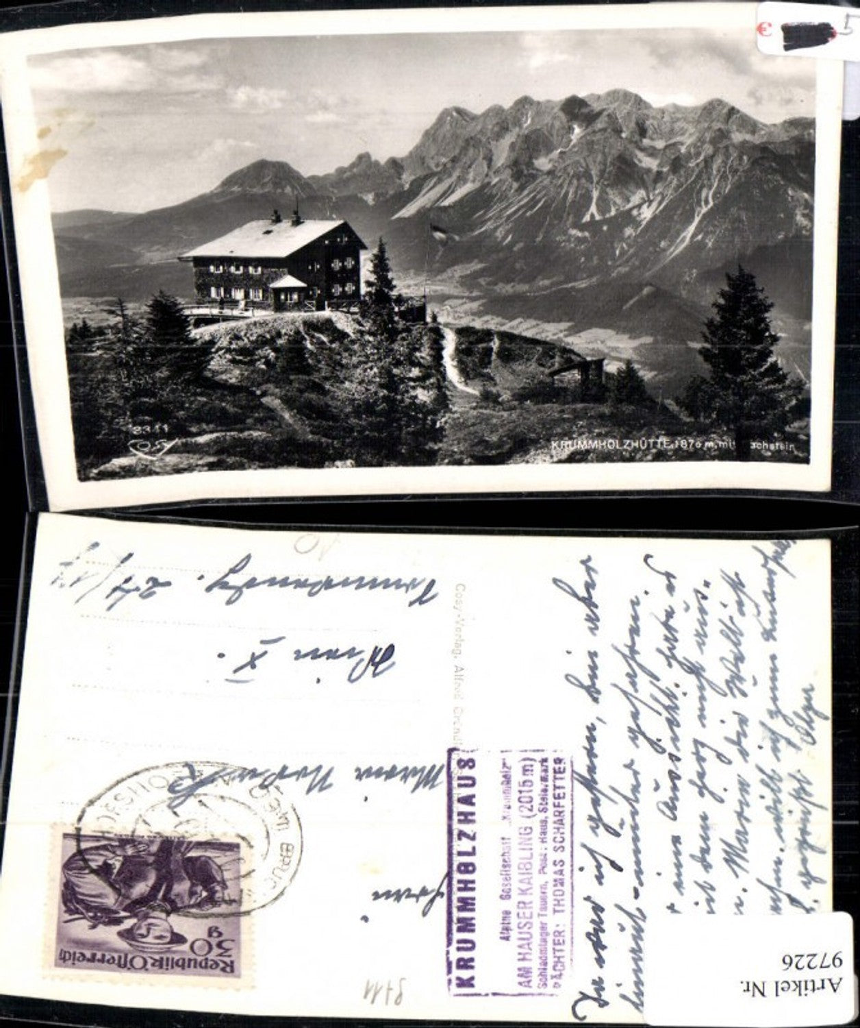 Alte Ansichtskarte – Old Postcard