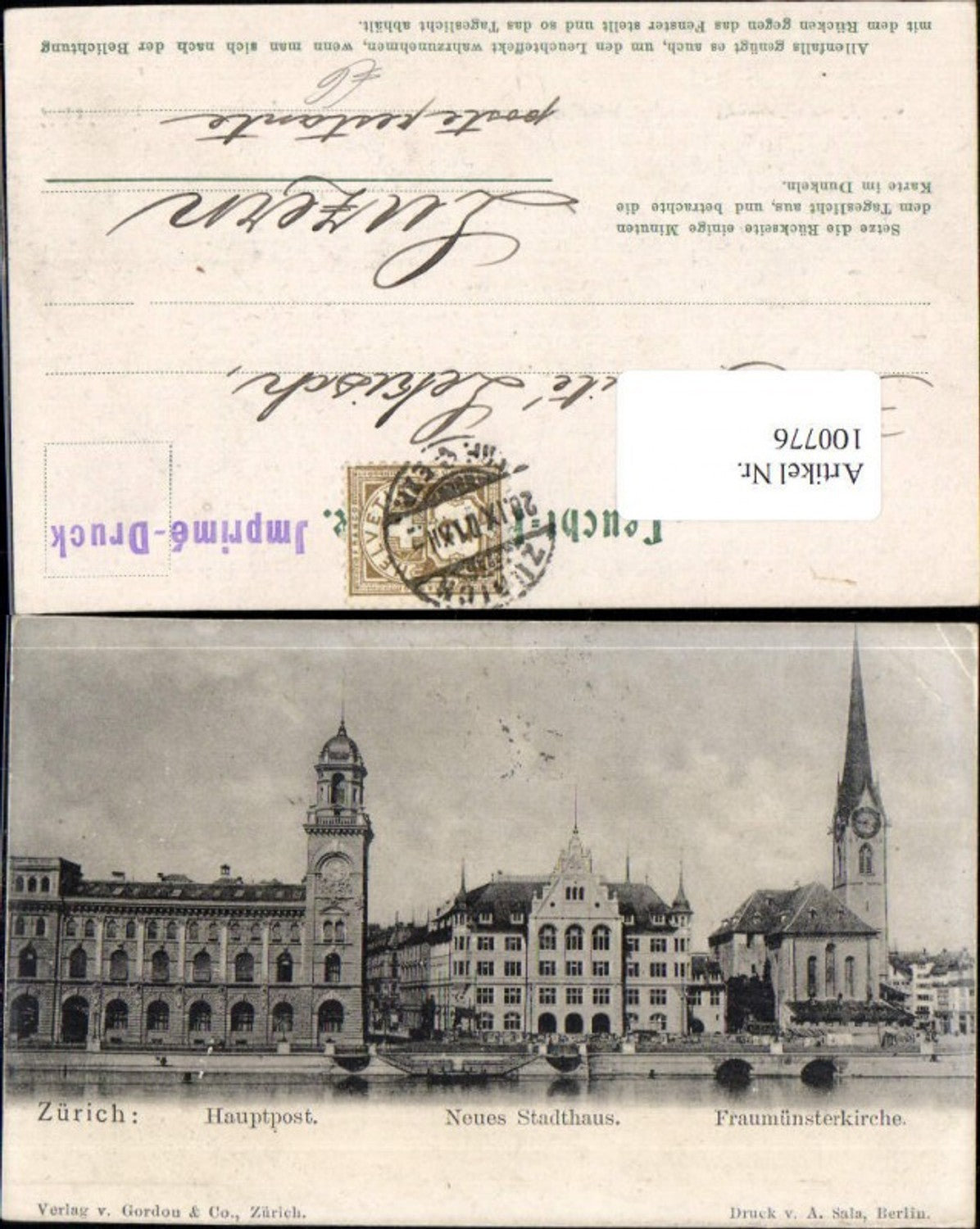 Alte Ansichtskarte – Old Postcard