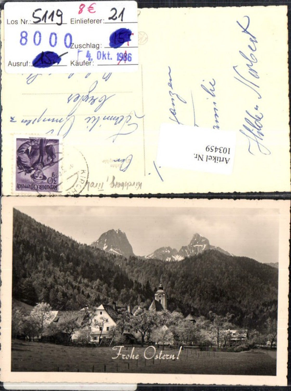 Alte Ansichtskarte – Old Postcard