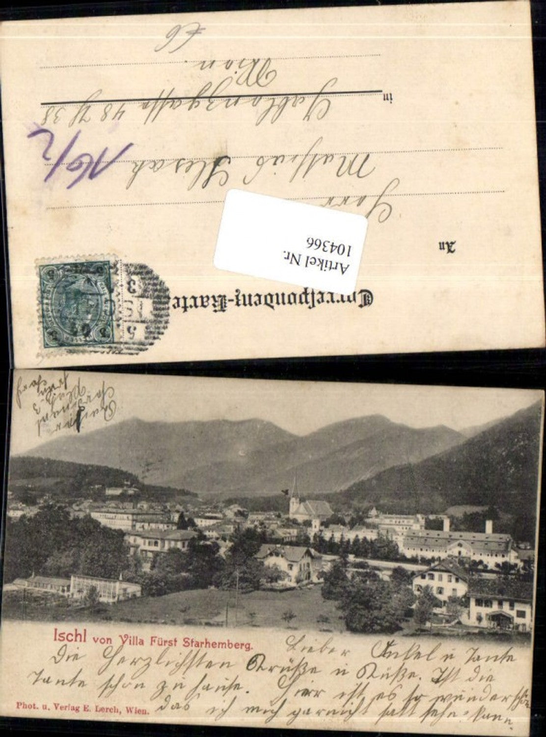 104366,Bad Ischl von Villa Fürst Starhemberg