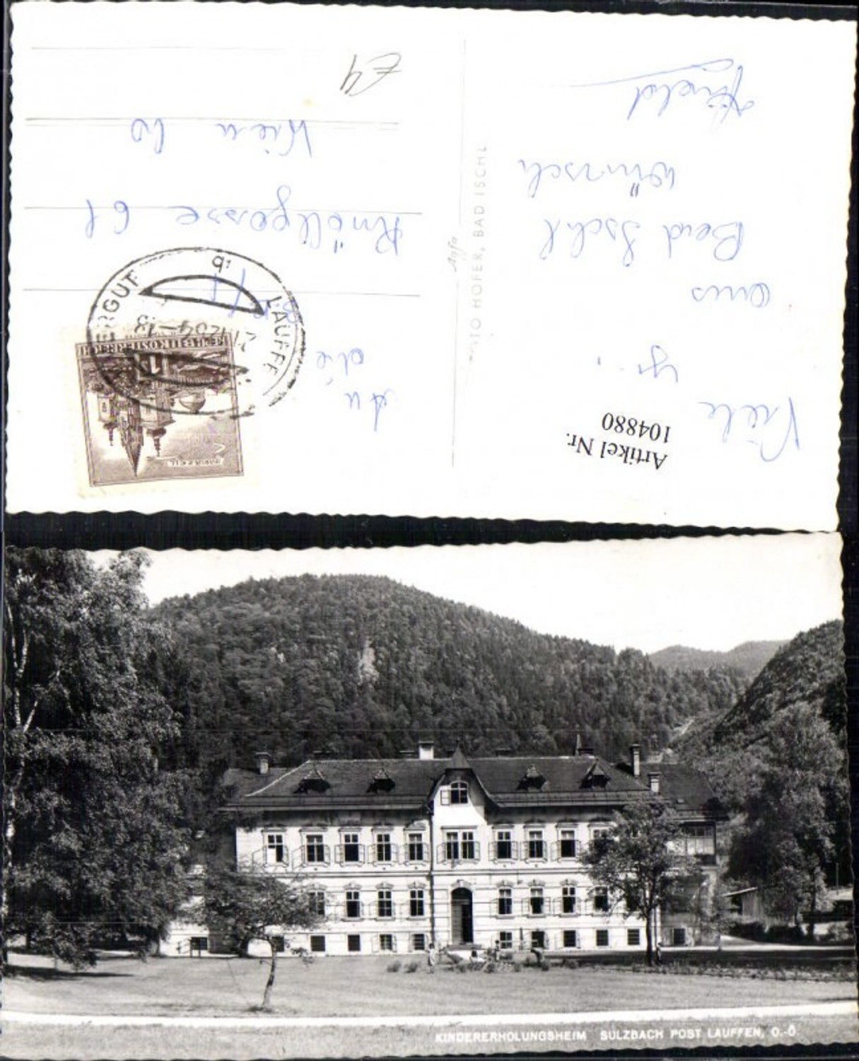 104880,Kindererholungsheim Detailansicht in Sulzbach bei Lauffen