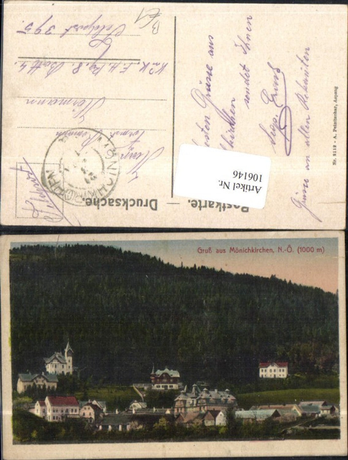 106146,Gruß aus Mönichkirchen am Wechsel